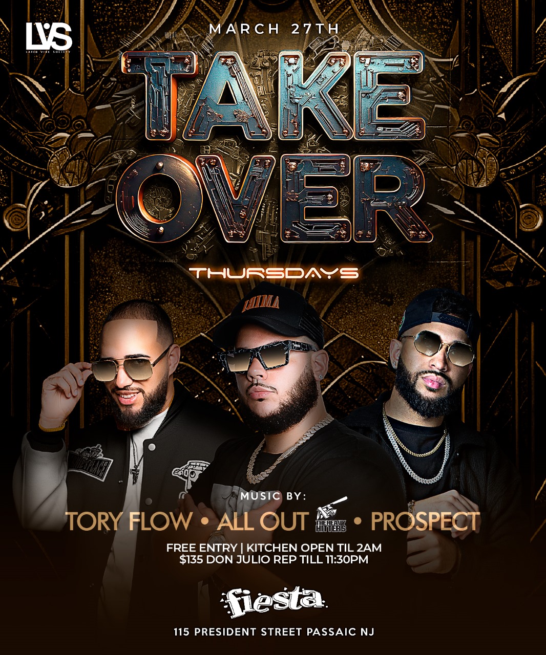 TORY FLOW, ALL OUT, PROSPECT