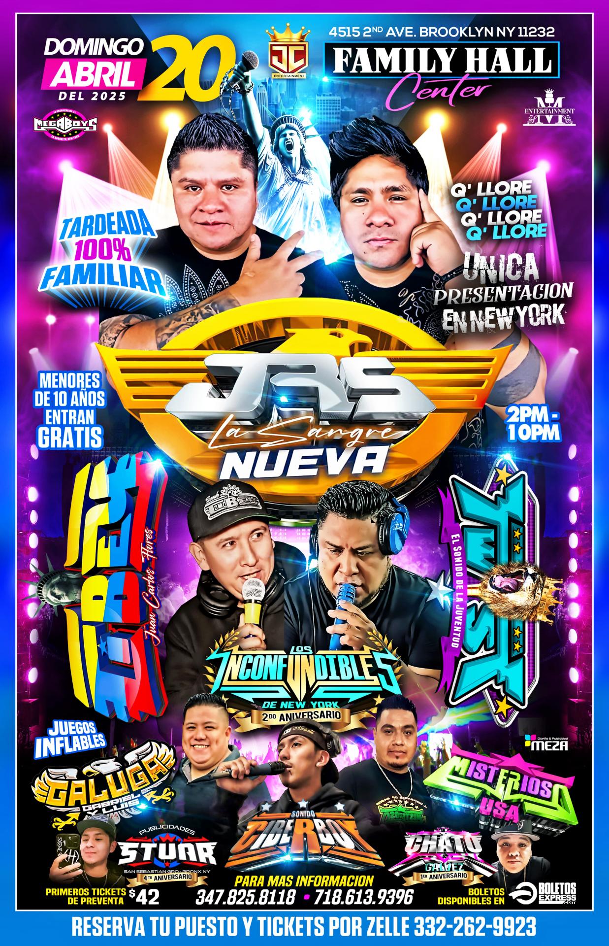 JRS LA SANGRE NUEVA & LOS INCONFUNDIBLES