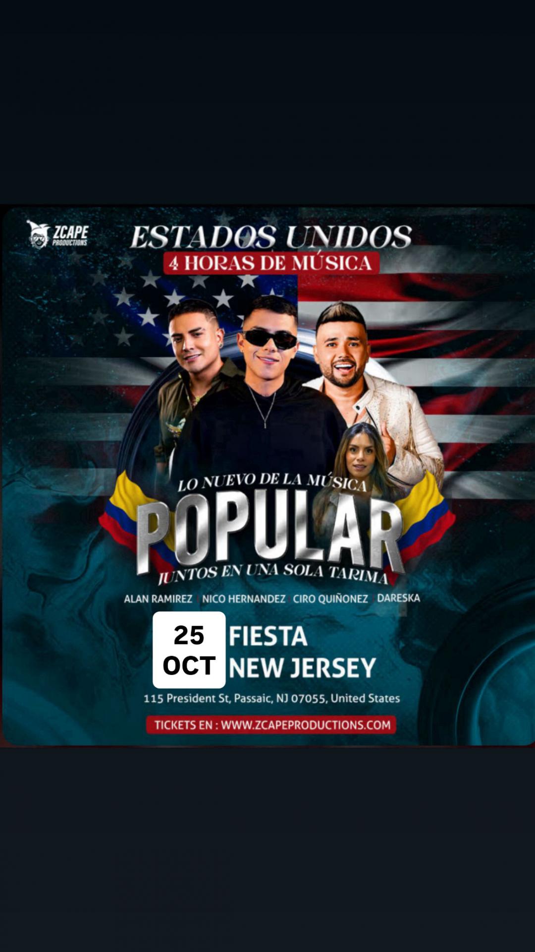 Ciro Quiñonez, Nico Hernández, Alan Ramírez, y Special Guest: Dareska juntos en una sola tarima!