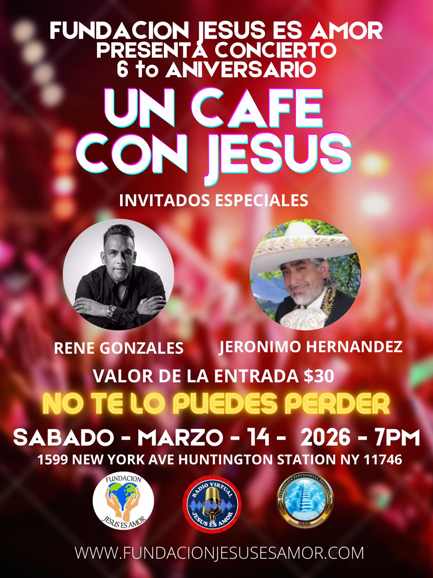 Buy tickets for UN CAFE CON JESUS UN CAFE CON JESUS