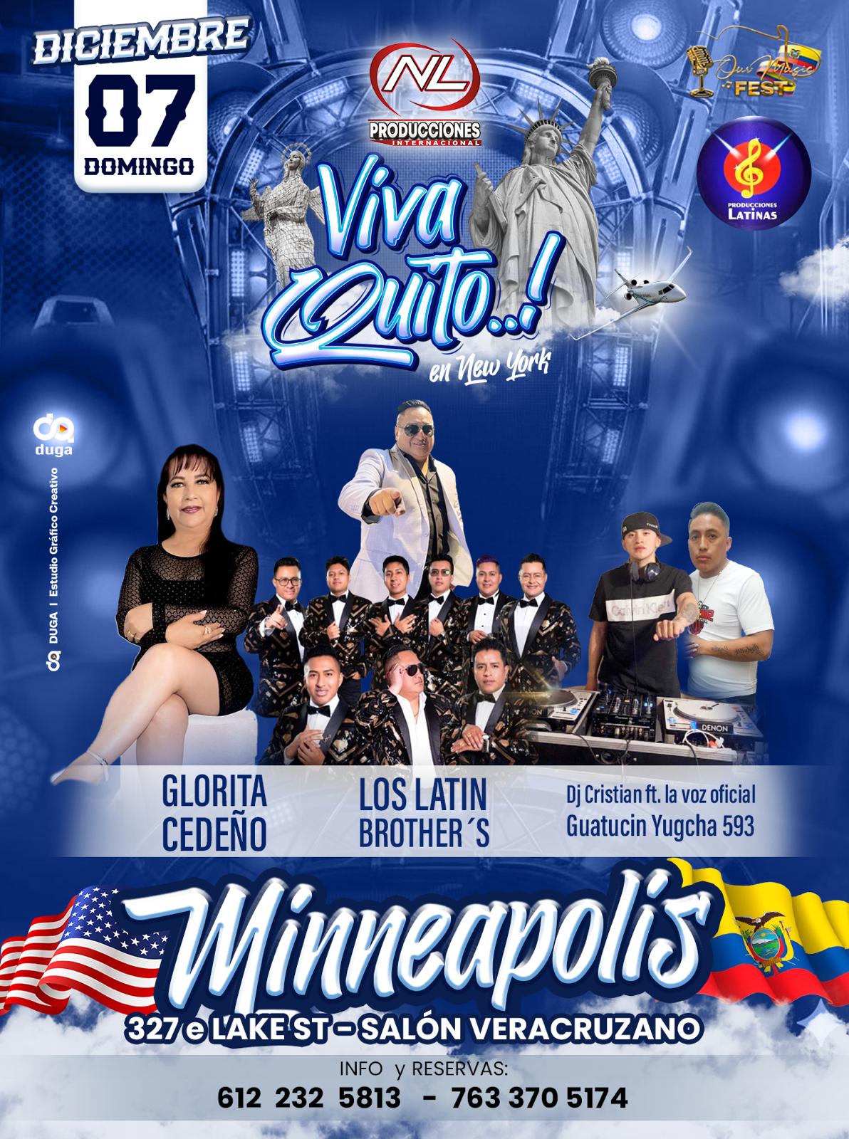 Buy tickets for VIVA QUITO | LOS LATIN BROTHERS | GLORITA CEDEÑO VIVA QUITO | LOS LATIN BROTHERS | GLORITA CEDEÑO