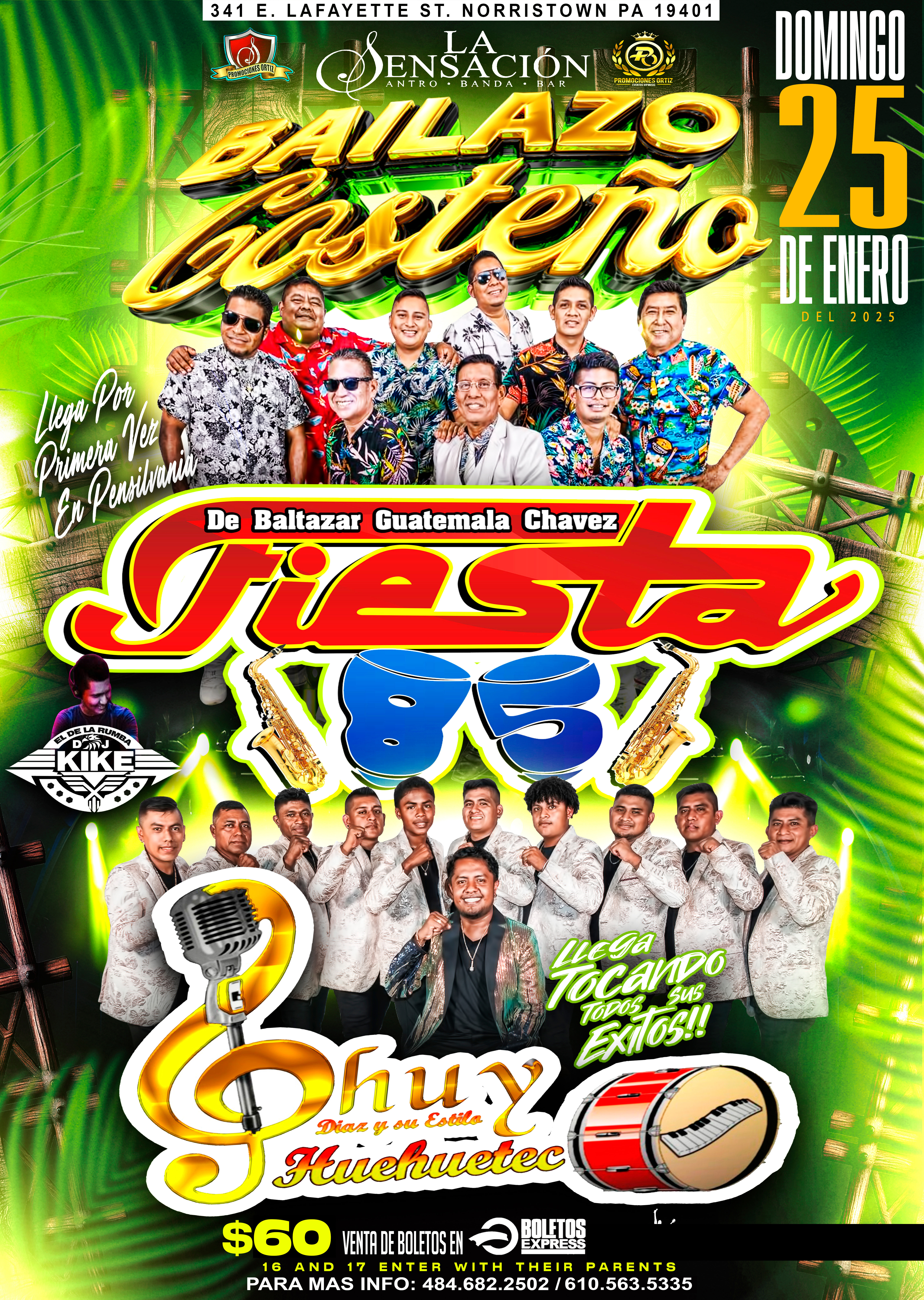 Buy tickets for FIESTA 85 | CHUY DIAZ Y SU ESTILO FIESTA 85 | CHUY DIAZ Y SU ESTILO