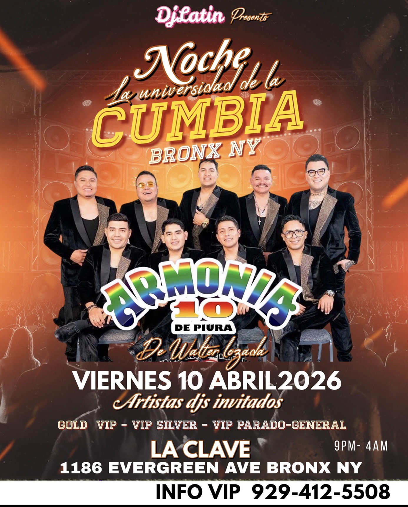 ARMONIA 10 EN BRONX NY.