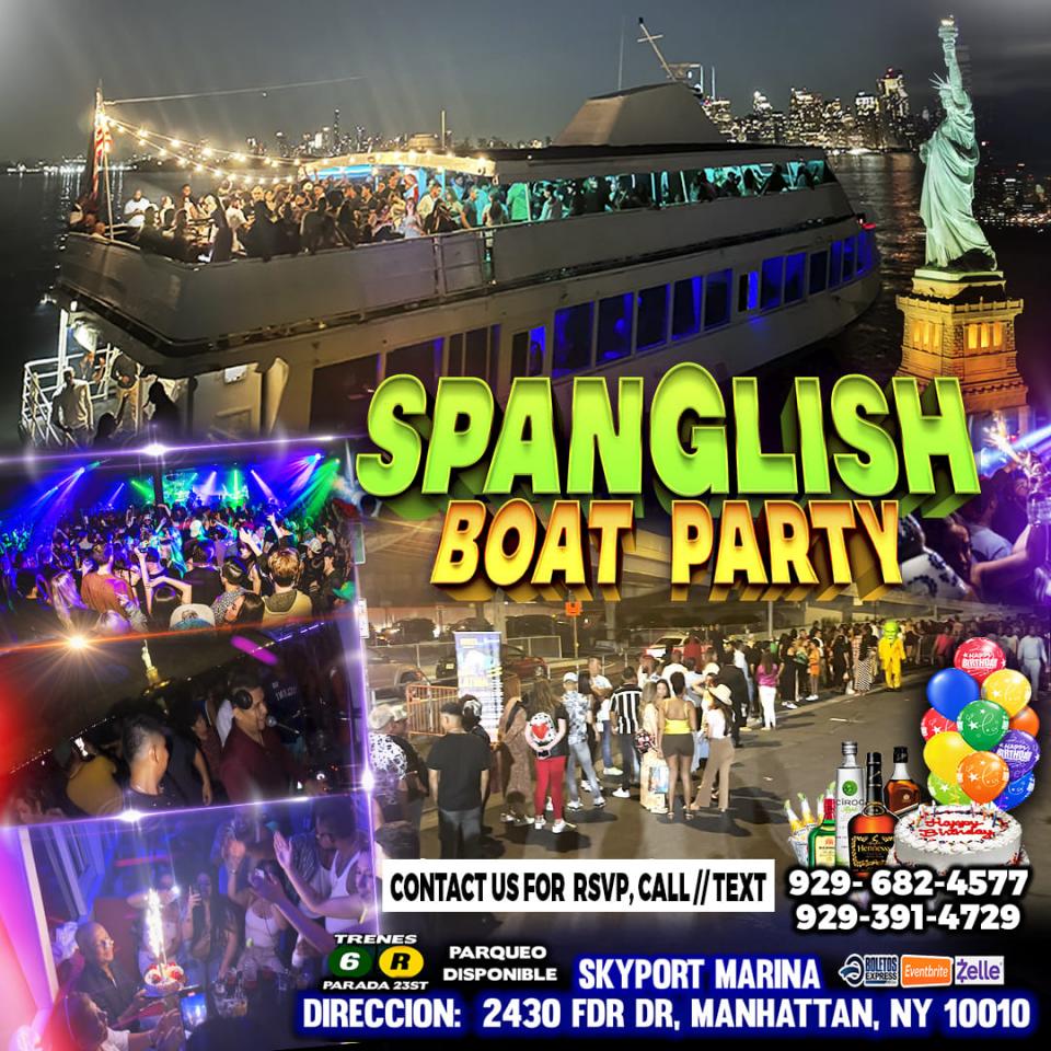 SONORA DIAMITA EN BARCO + RADIO DJ'S + MANHATTAN NY