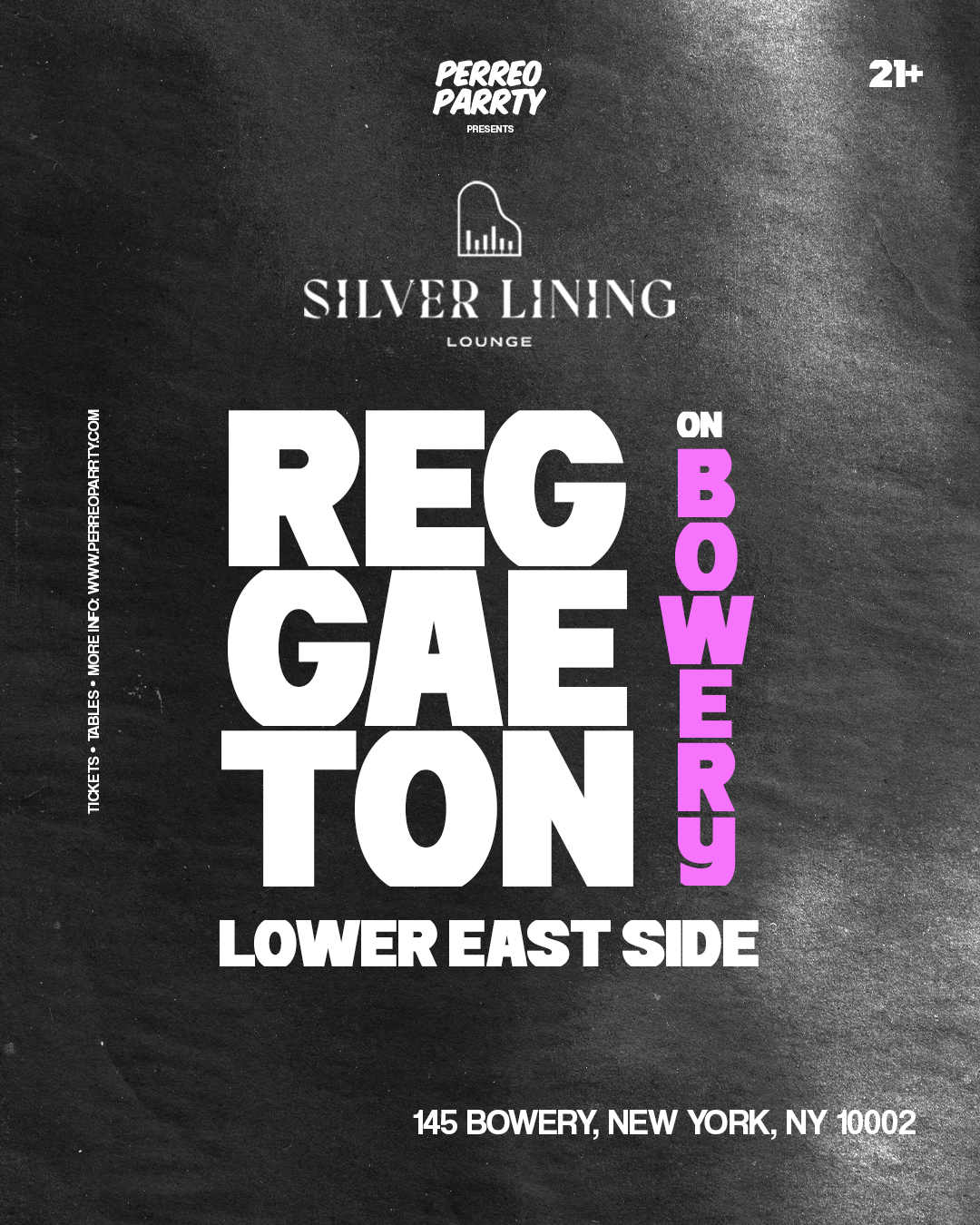 Buy tickets for REGGAETON ON BOWERY - Latin & Reggaeton Party Downtown NYC REGGAETON ON BOWERY - Latin & Reggaeton Party Downtown NYC