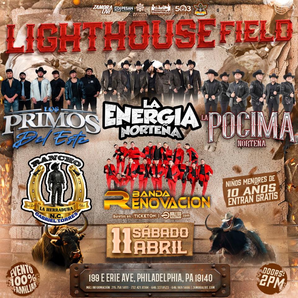 Buy tickets for LA ENERGIA NORTEÑA • LOS PRIMOS DEL ESTE • LA POCIMA NORTEÑA • BANDA RENOVACIÓN LA ENERGIA NORTEÑA • LOS PRIMOS DEL ESTE • LA POCIMA NORTEÑA • BANDA RENOVACIÓN