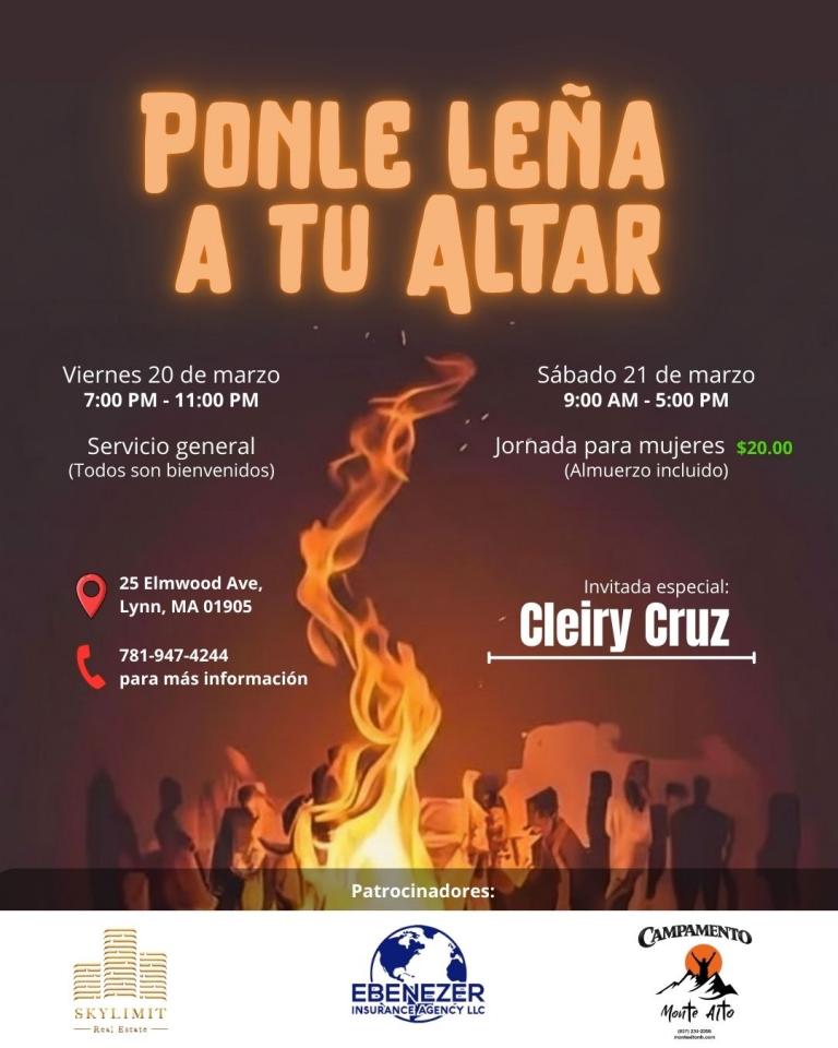 Buy tickets for PONLE LEÑA A TU ALTAR - JORNADA PARA MUJERES PONLE LEÑA A TU ALTAR - JORNADA PARA MUJERES