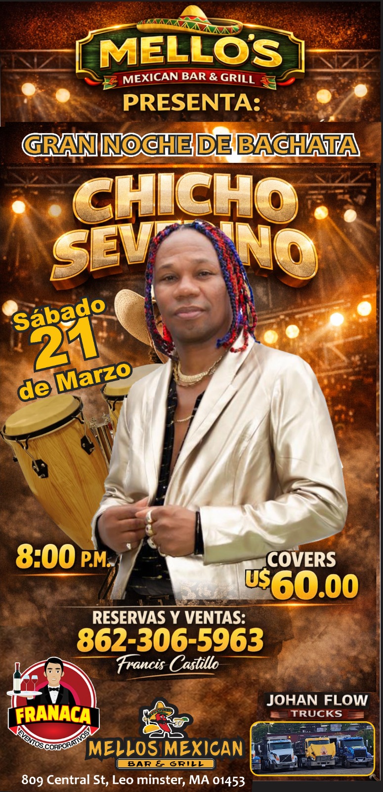 Buy tickets for CHICHO SEVERINO CHICHO SEVERINO