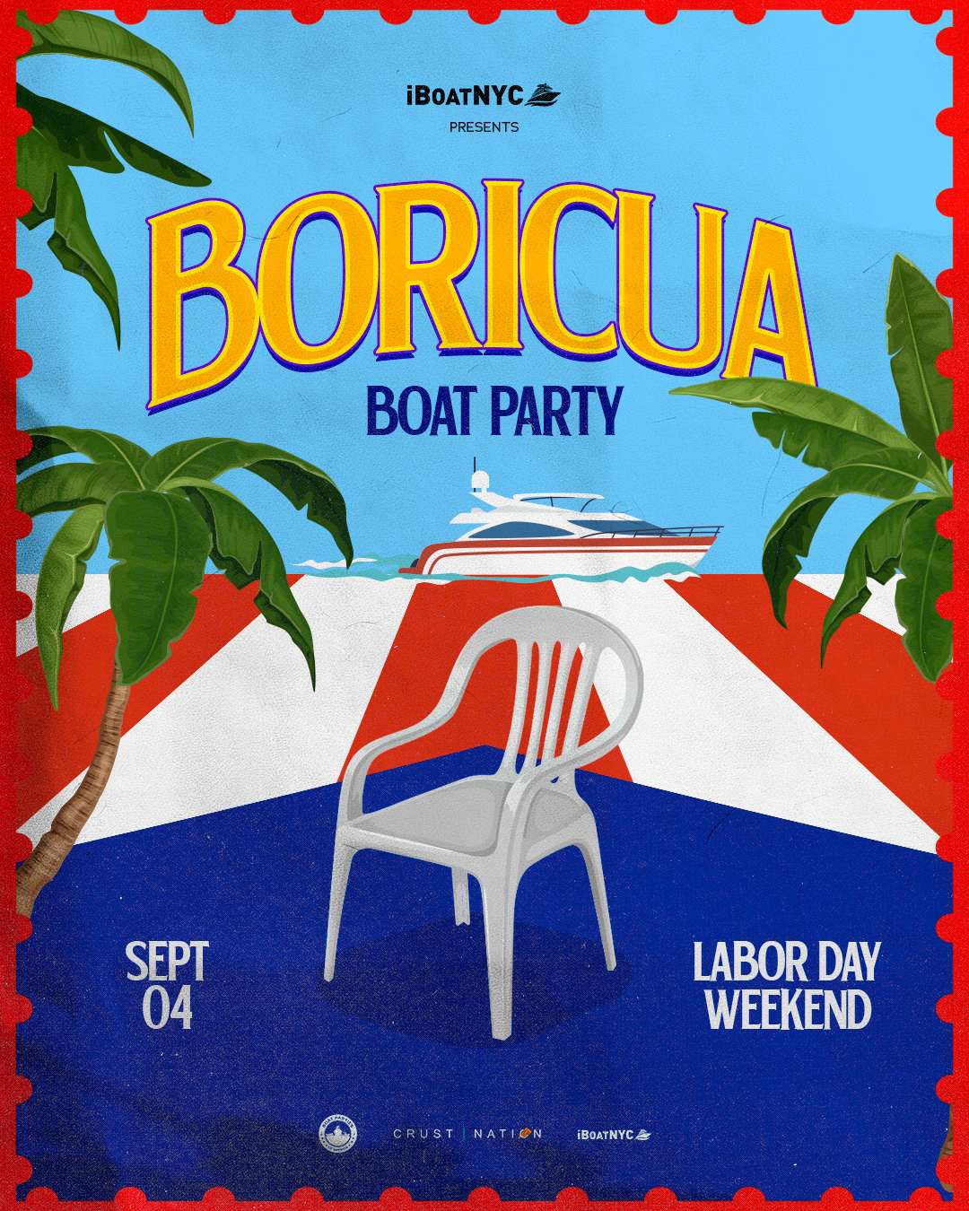 BORICUA LABOR DAY BOAT PARTY - Puerto Rican Yacht Cruise