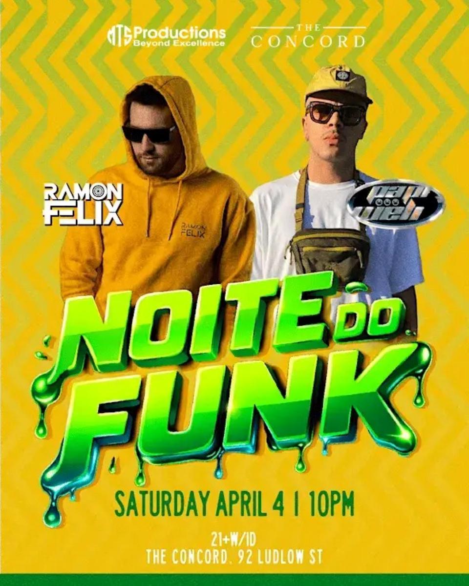 Experience Noite do Funk NYC on Saturday, April 4 in the Lower East Side