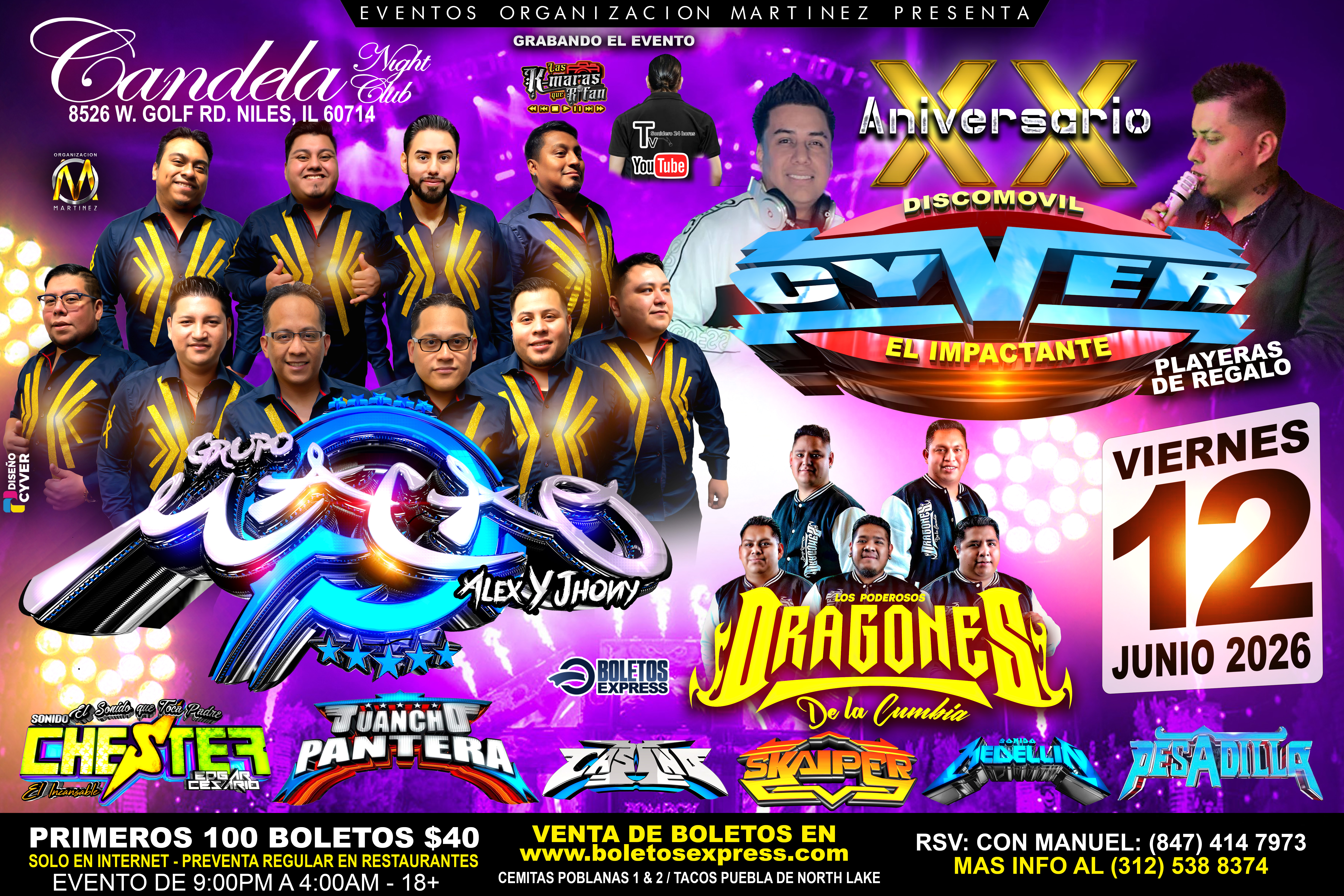 Buy tickets for 20 Aniversario 20 Aniversario