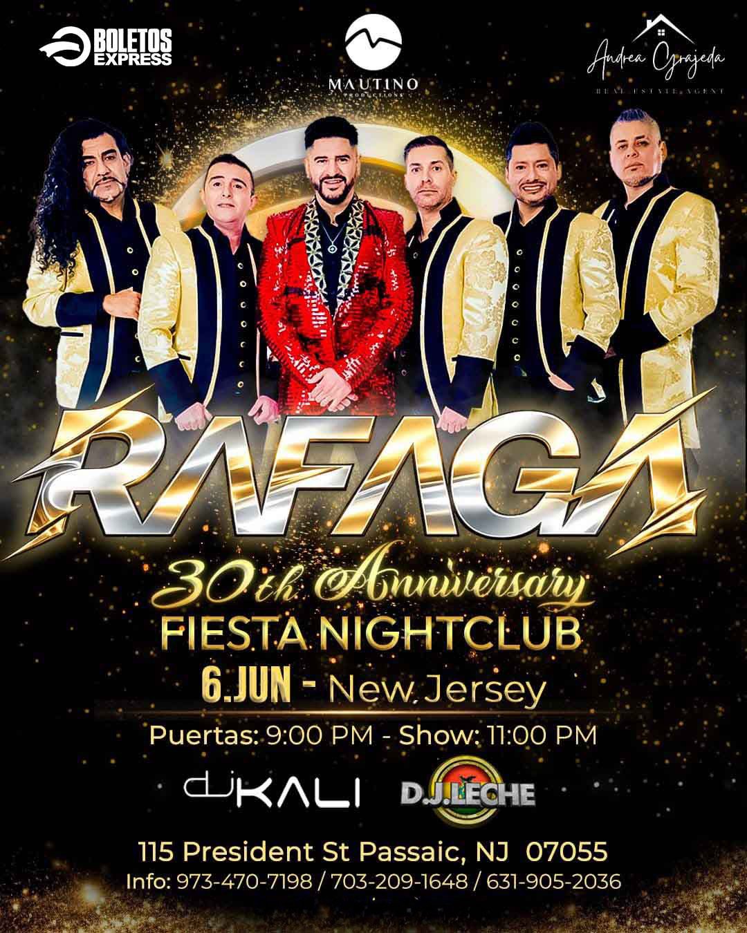 Buy tickets for RAFAGA EN SU 30TH ANIVERSARIO RAFAGA EN SU 30TH ANIVERSARIO