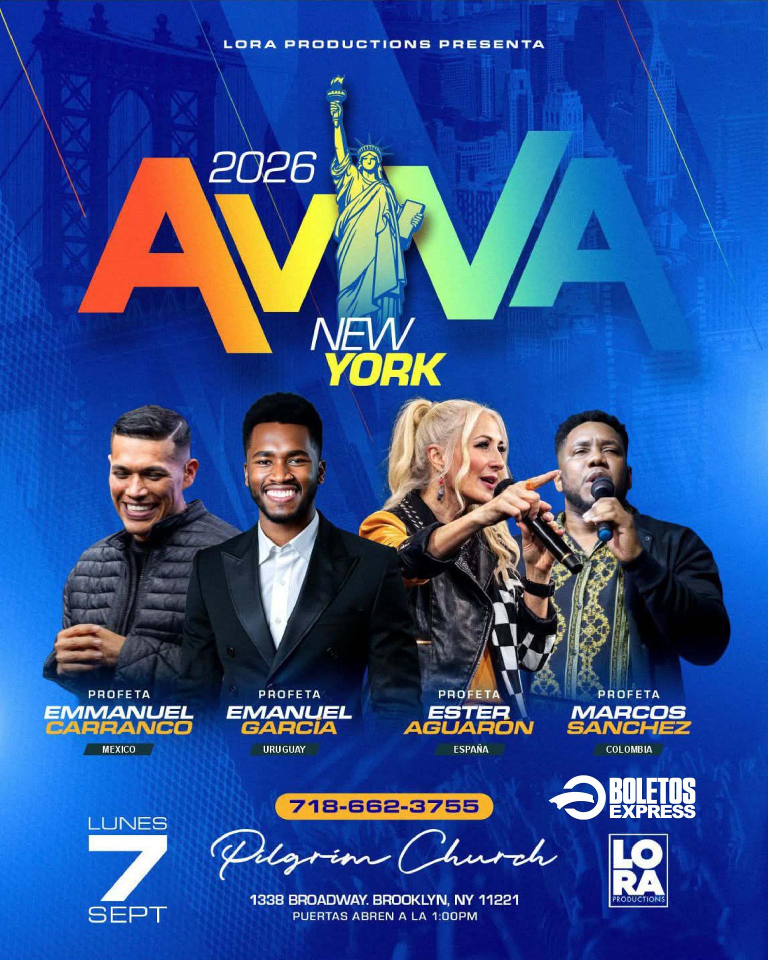 Buy tickets for AVIVA NY 2026 AVIVA NY 2026