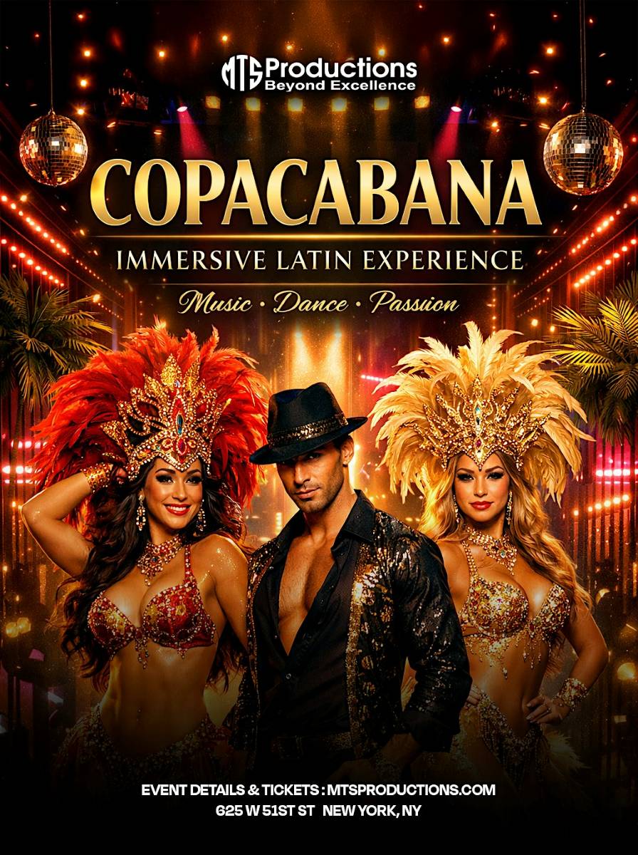 Buy tickets for Copacabana Immersive Experience in Midtown Manhattan Copacabana Immersive Experience in Midtown Manhattan