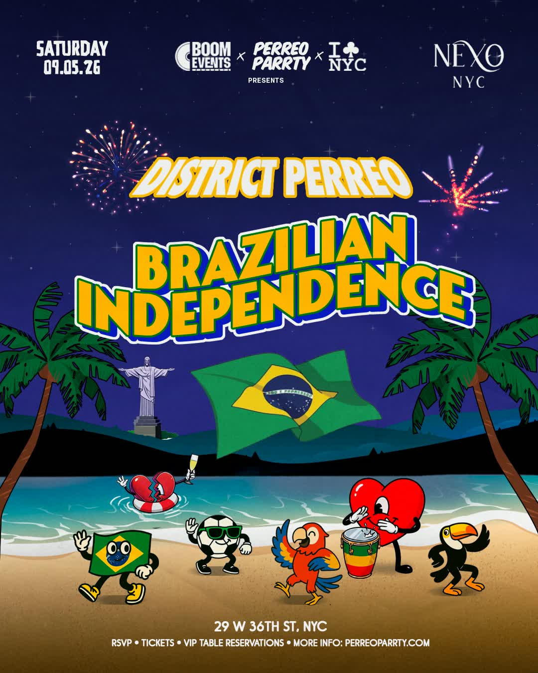 Brazilian Independence Dance Party at NEXO CLUB NYC Midtown