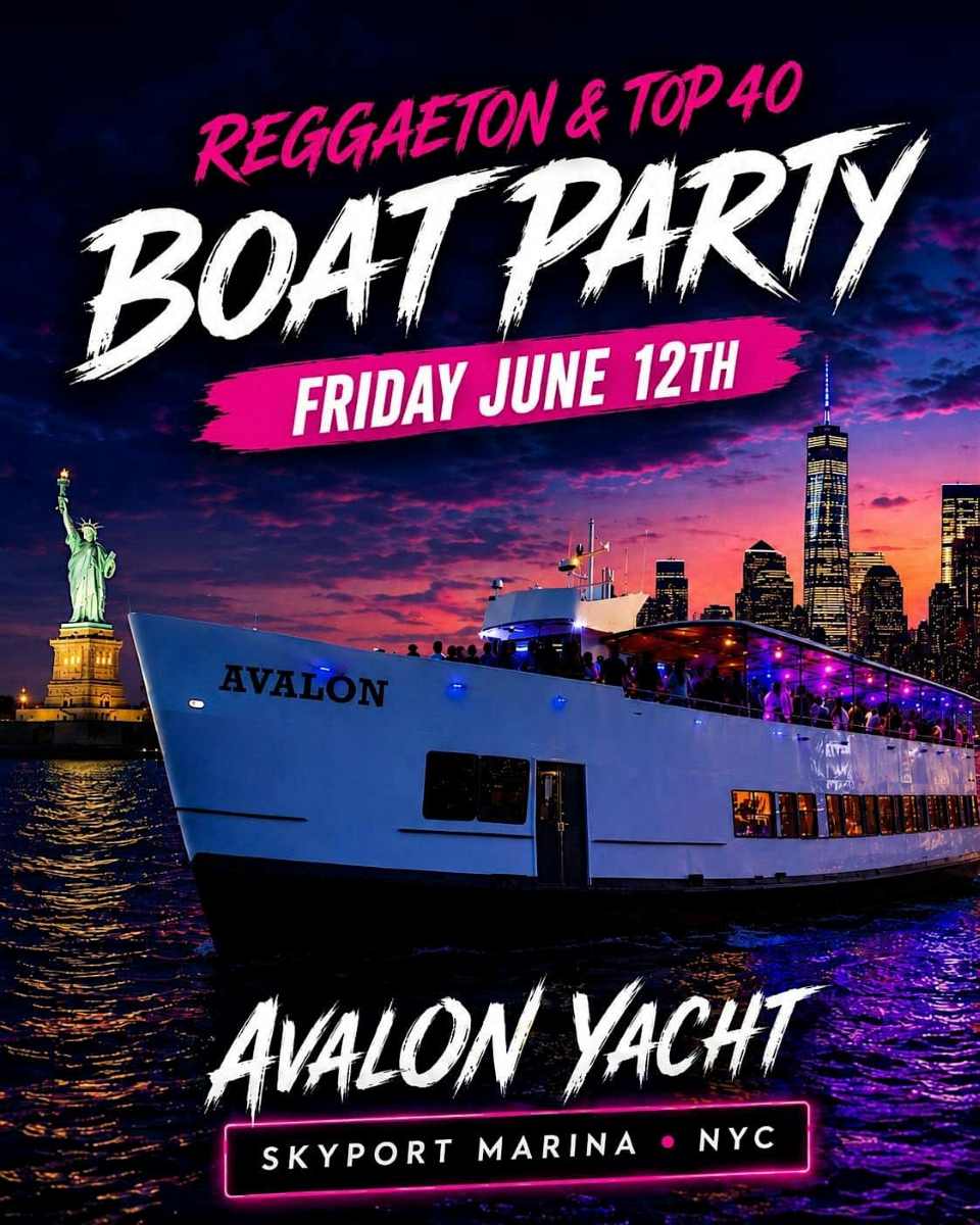 Buy tickets for Reggaeton Boat Party NYC | Avalon Yacht at Skyport Marina Reggaeton Boat Party NYC | Avalon Yacht at Skyport Marina
