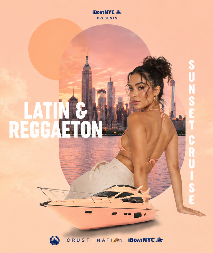 NYC #1 LATIN & REGGAETON Sunset Yacht Cruise Boat Party