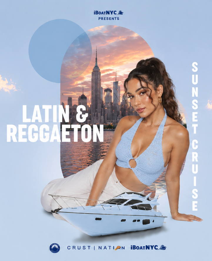 NYC #1 LATIN & REGGAETON Sunset Yacht Cruise Boat Party