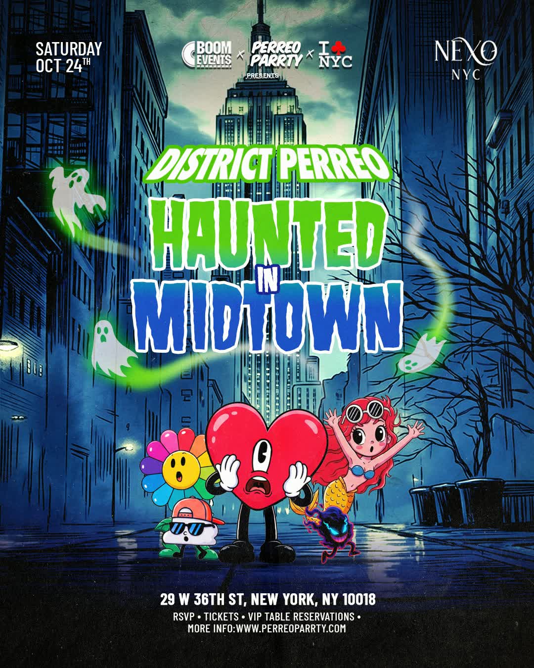 Haunted in Midtown Reggaeton Halloween Party at Nexo Nightclub