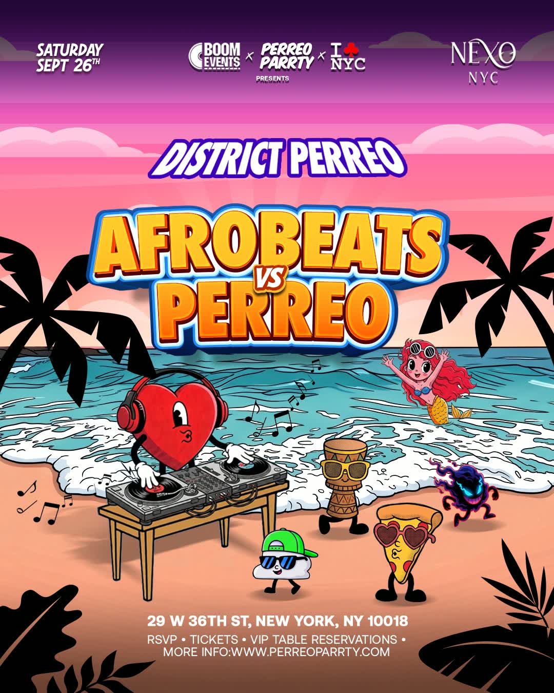 Afrobeats v Perreo Reggaeton Party at Nexo Nightclub