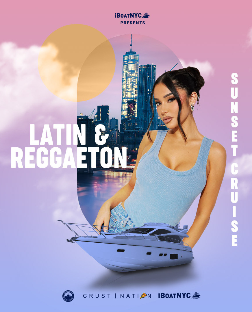 NYC #1 LATIN & REGGAETON Sunset Yacht Cruise Boat Party
