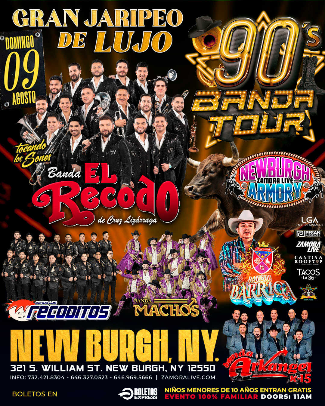 BANDA EL RECODO • BANDA LOS RECODITOS • BANDA MACHOS • RANCHO BARRIGA • BANDA ARKANGEL R-15