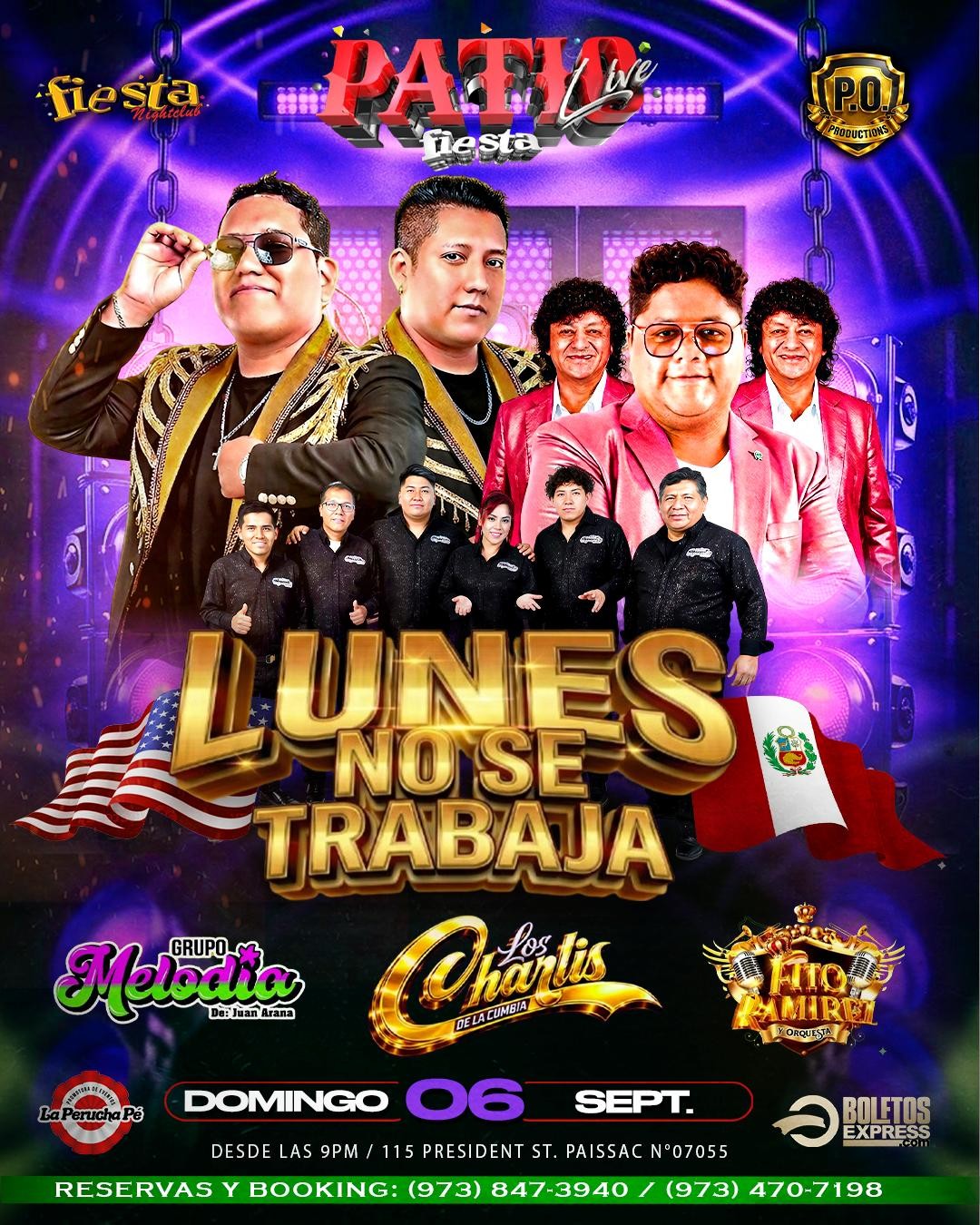 Buy tickets for GRUPO MELODIA, LOS CHARLIS DE LA CUMBIA, FITO RAMIREZ Y ORQUESTA GRUPO MELODIA, LOS CHARLIS DE LA CUMBIA, FITO RAMIREZ Y ORQUESTA