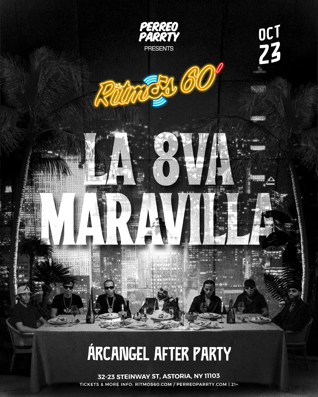 Ritmos: LA 8VA MARAVILLA Concert Reggaeton After Party