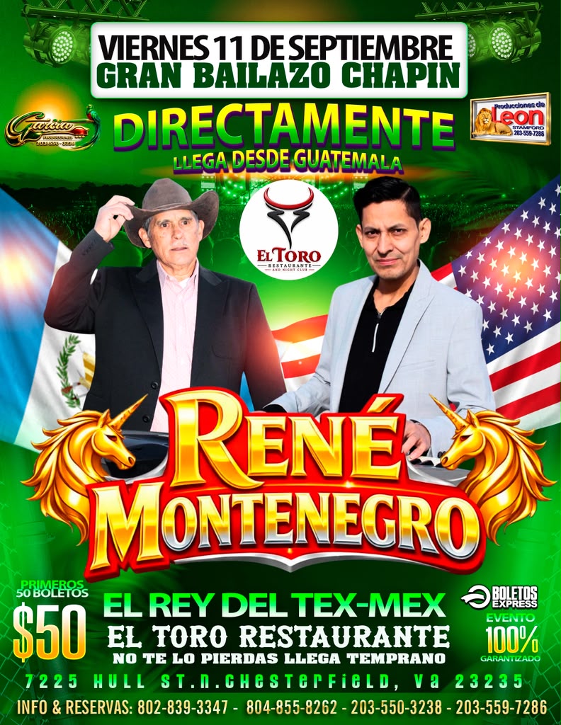 Buy tickets for RENE MONTENEGRO RENE MONTENEGRO