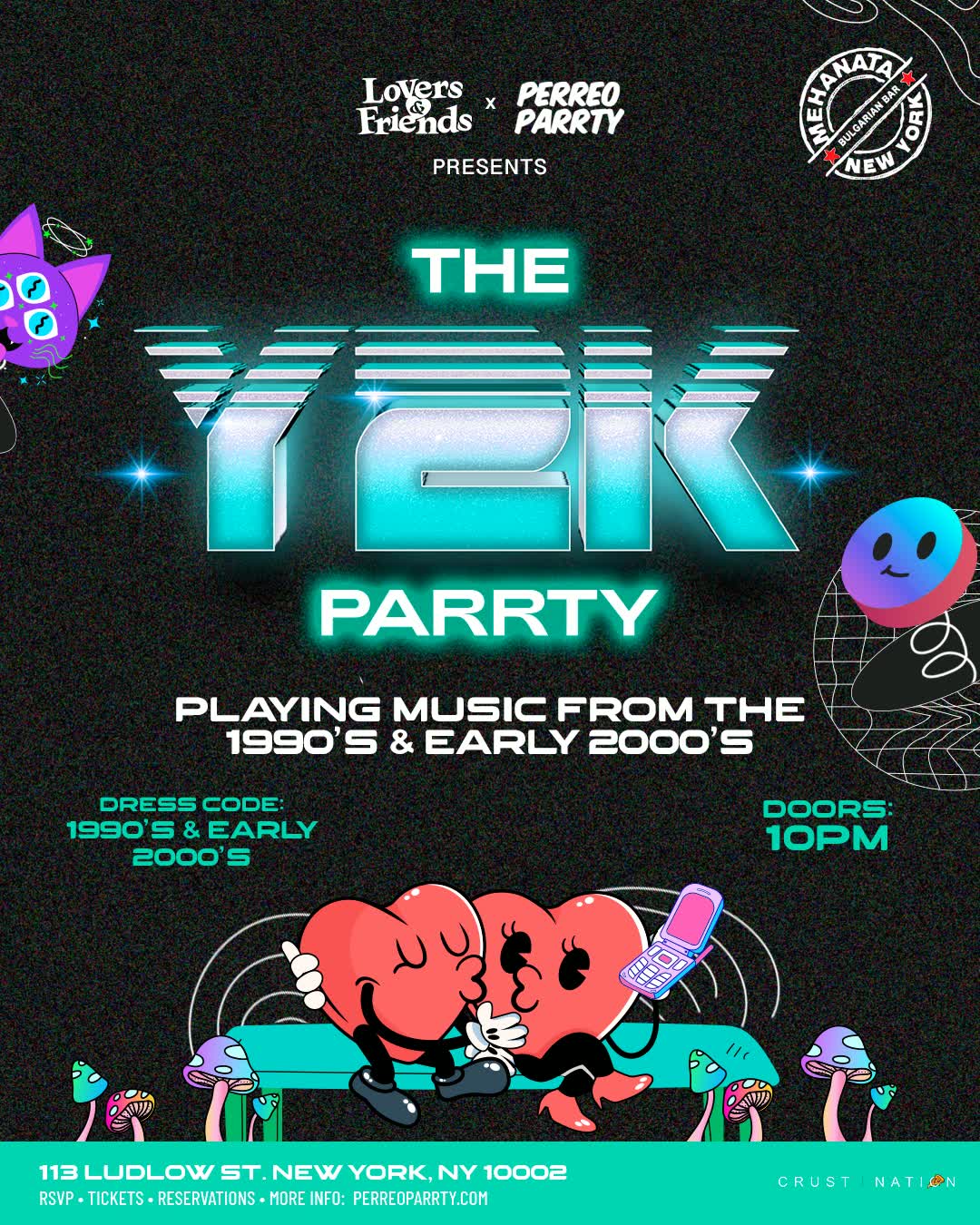 Buy tickets for THE Y2K Parrty at the Legendary Mehanata NYC | 18+ THE Y2K Parrty at the Legendary Mehanata NYC | 18+