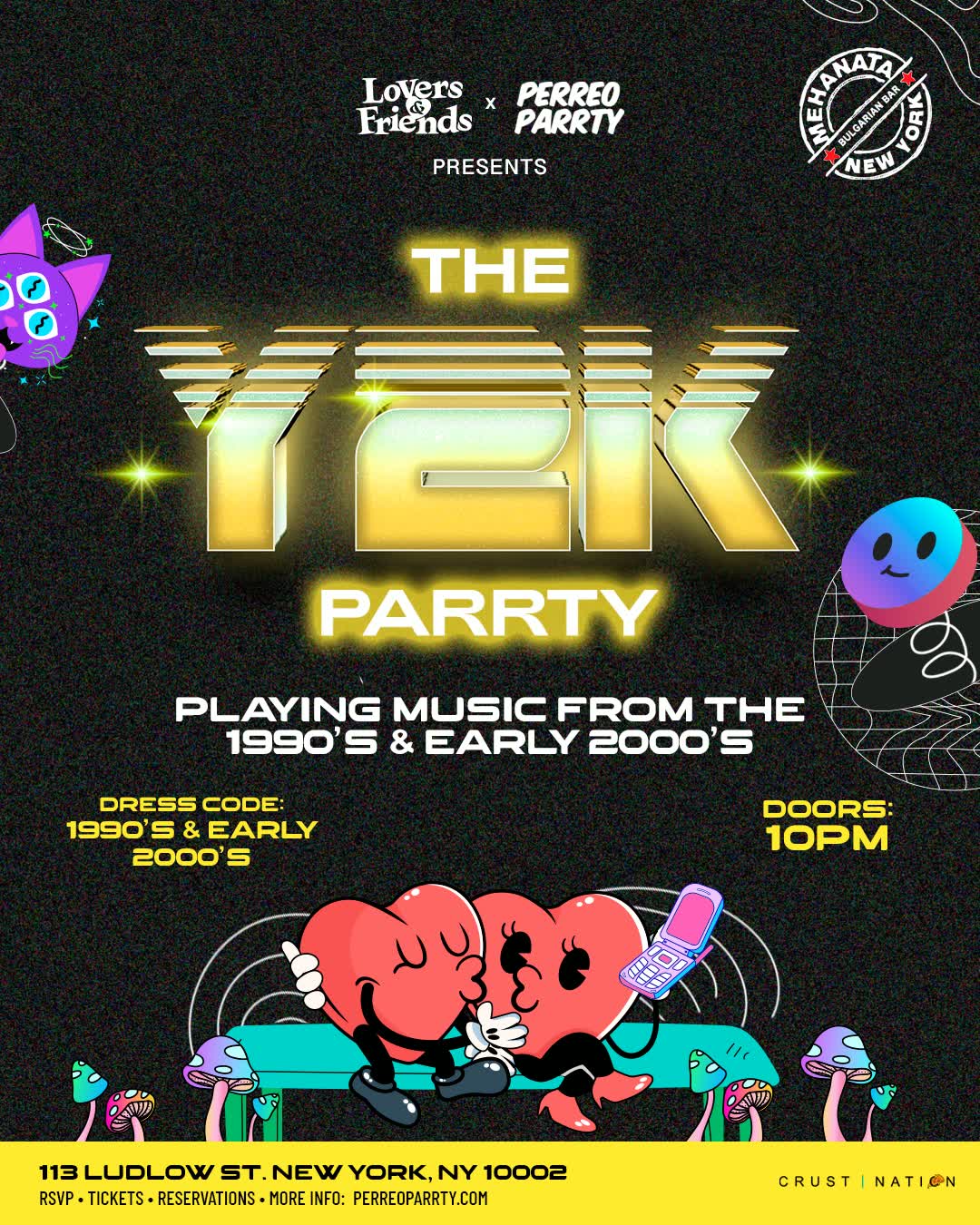 THE Y2K Parrty at the Legendary Mehanata NYC | 18+