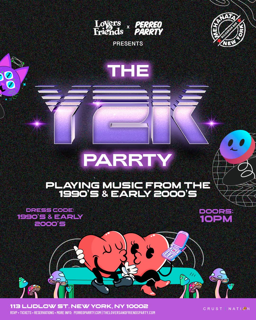 THE Y2K Parrty at the Legendary Mehanata NYC | 18+