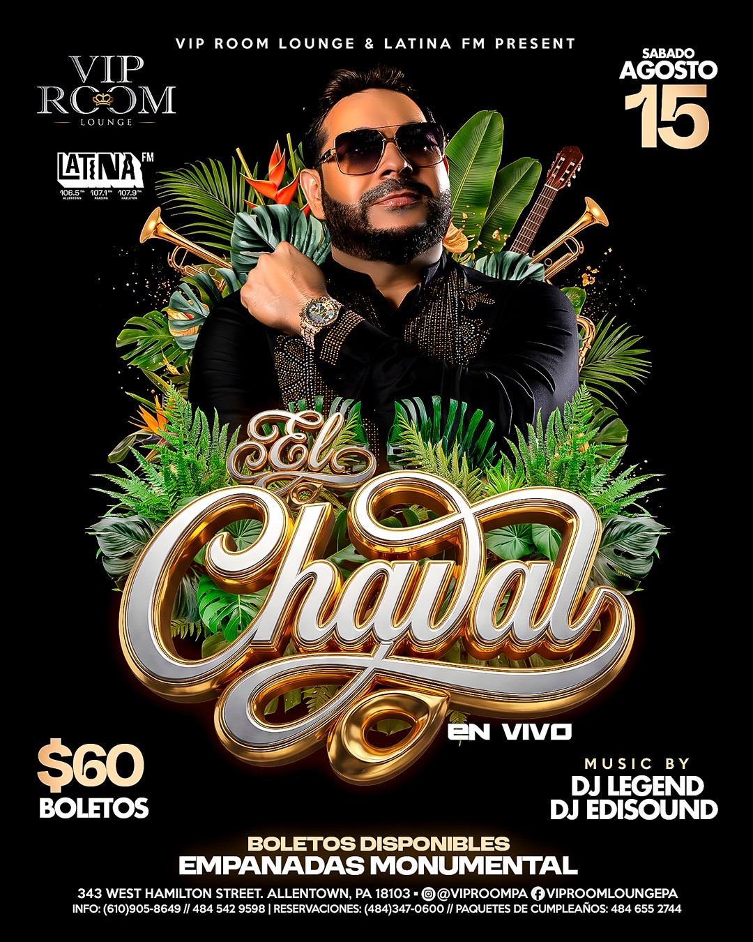 Buy tickets for EL CHAVAL DE LA BACHATA EL CHAVAL DE LA BACHATA
