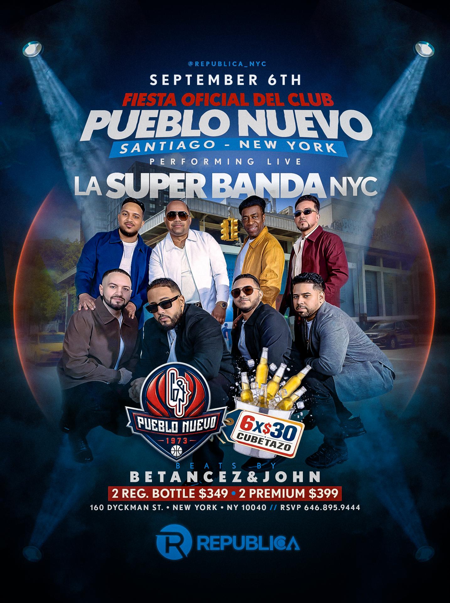Fiesta Oficial del Club Pueblo Nuevo