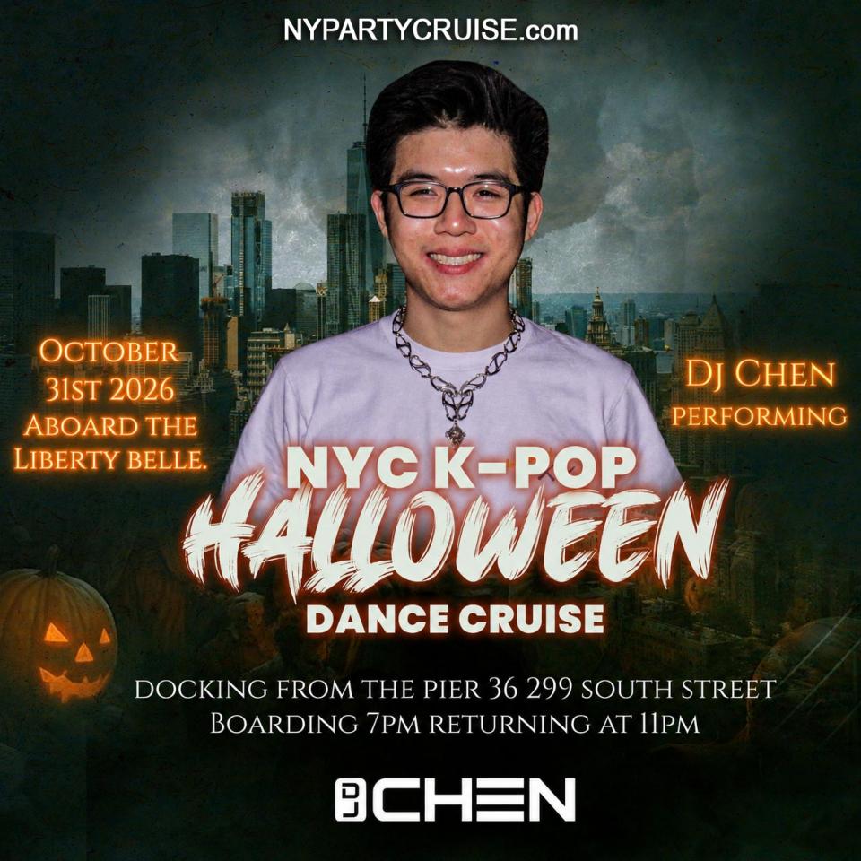 Buy tickets for DJ Chen NYC K-Pop Halloween Dance Cruise DJ Chen NYC K-Pop Halloween Dance Cruise