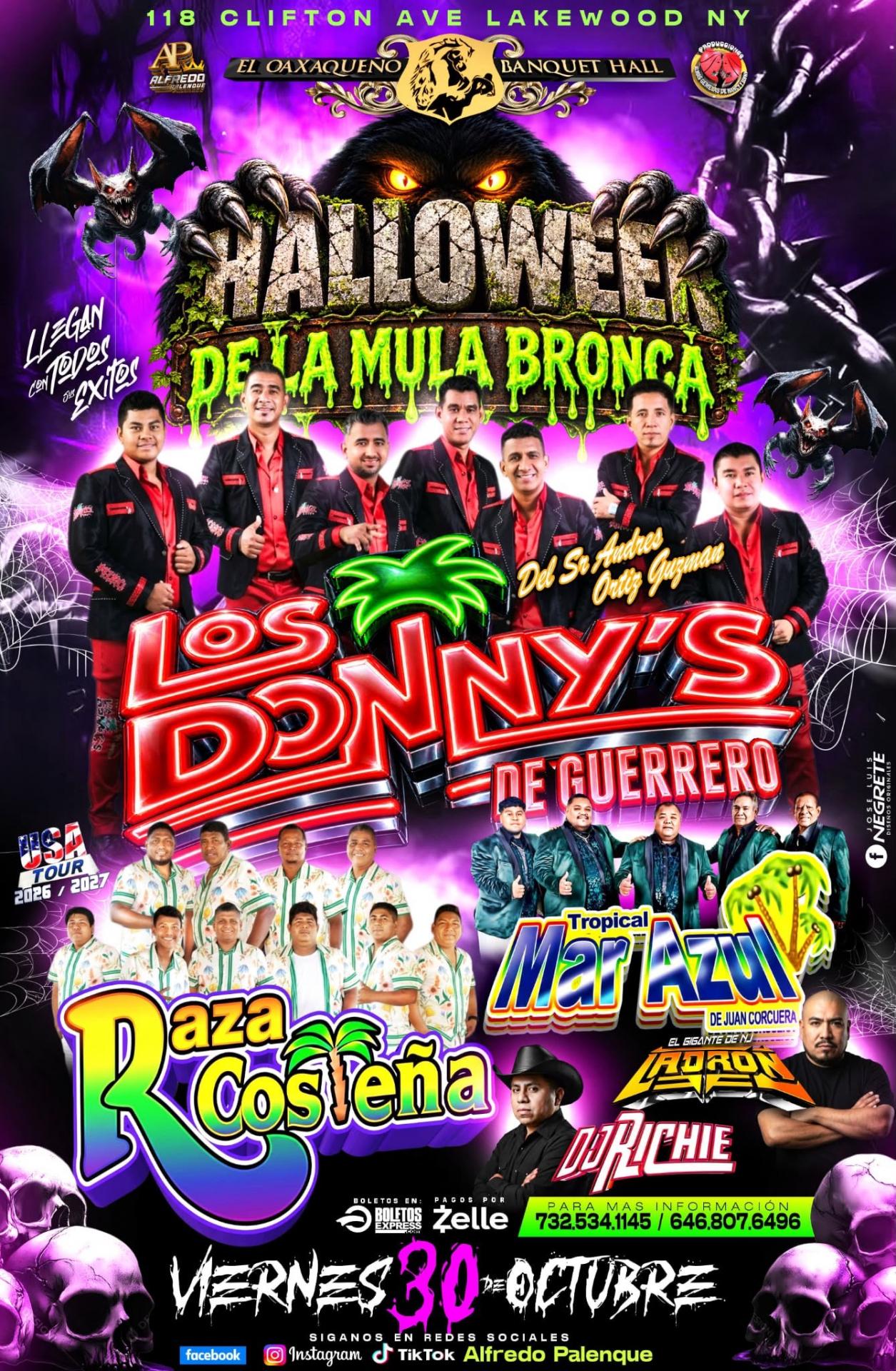 Buy tickets for LOS DONNY'S DE GUERRERO | MAR AZUL | RAZA COSTEÑA LOS DONNY'S DE GUERRERO | MAR AZUL | RAZA COSTEÑA